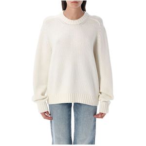 Khaite, Dames, Truien, Beige, Maat: S Kasjmier,