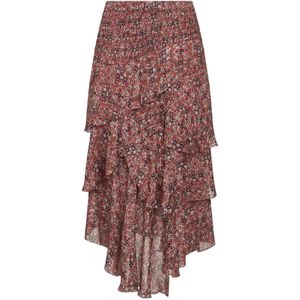 Marant étoile, Dames, Rokken, Oranje, Maat: XS Viscose,