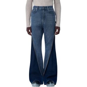 Rick Owens, Heren, Jeans, Grijs, Maat: W31 Katoen,