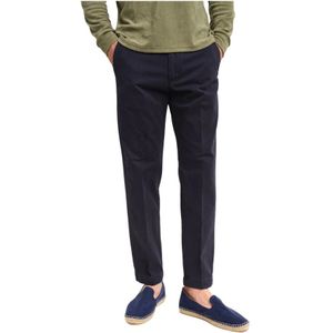 Peninsula, Heren, Broeken, Blauw, Maat: L Katoen,