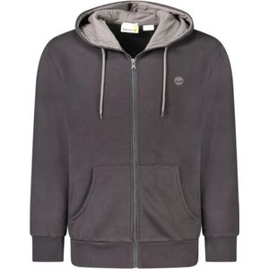 Timberland, Heren, Sweatshirts & Hoodies, Zwart, Maat: M Katoen,