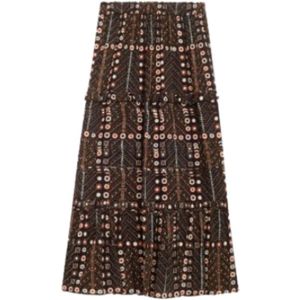 Isabel Marant - Midi-rok - Bruin - Katoen