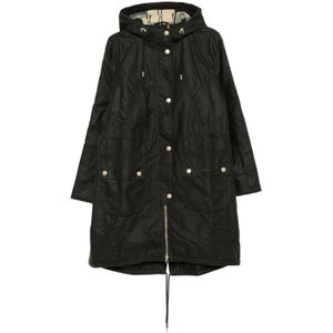 Barbour, Dames, Mantels, Groen, Maat: 2XS Katoen,