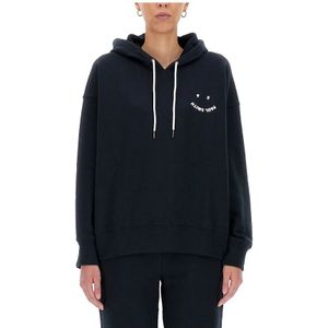 PS By Paul Smith, Dames, Sweatshirts & Hoodies, Zwart, Maat: L Katoen,