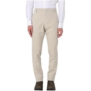 Dondup, Heren, Broeken, Beige, Maat: W32
