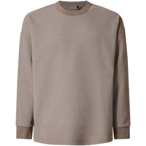 Oakley, Heren, Tops, Bruin, Maat: L Katoen,