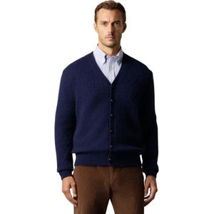 Brooks Brothers, Heren, Truien, Blauw, Maat: M Wol,