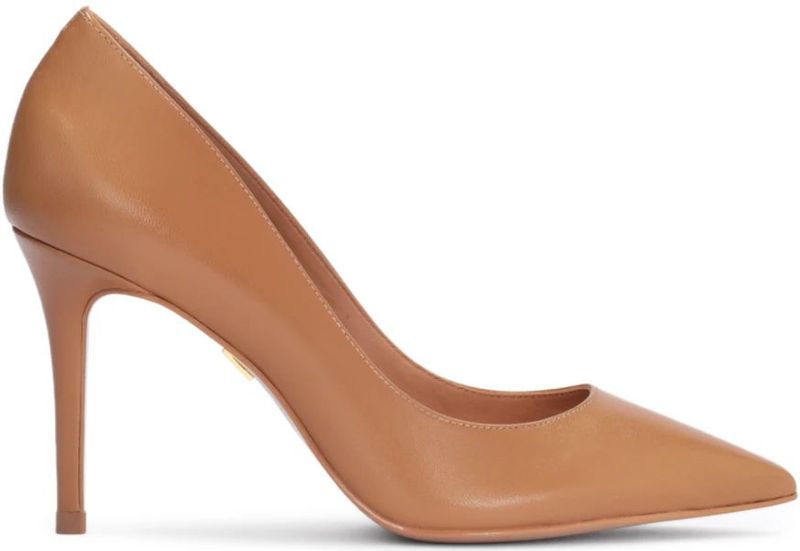 Kazar - Lichtbruine Slanke Hakken - Dames Pumps - Leer