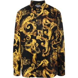Versace Jeans Couture, Heren, Overhemden, Veelkleurig, Maat: M Katoen,