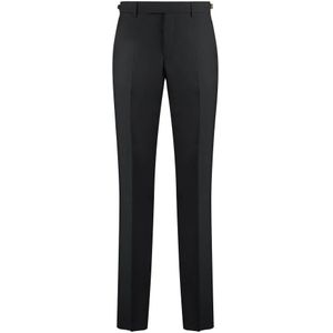 Versace, Heren, Broeken, Zwart, Maat: L