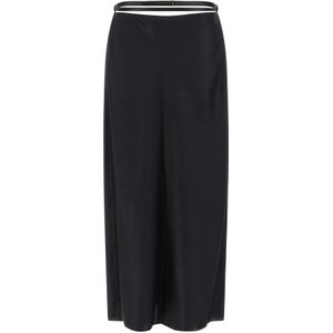 Tom Ford, Dames, Rokken, Zwart, Maat: 2XS Zijde,