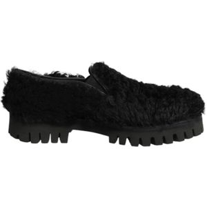 Dolce & Gabbana, Heren, Schoenen, Zwart, Maat: 40 EU Leer,
