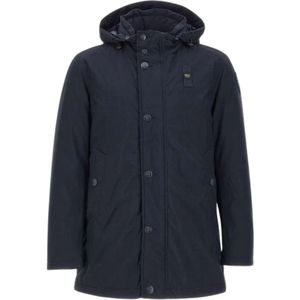 Blauer, Heren, Mantels, Blauw, Maat: L Polyamide,