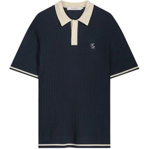 Filling Pieces, Heren, Tops, Blauw, Maat: L Katoen,