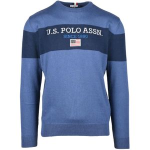 U.s. Polo Assn., Heren, Truien, Blauw, Maat: L Wol,