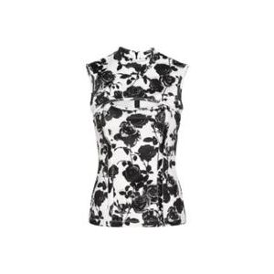 Balmain Bloemenprint Top Stijl , Multicolor , Dames , Maat: L