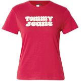 Tommy Jeans - TJW REG ESSENTIAL LOGO 2 - T-shirt - Rood