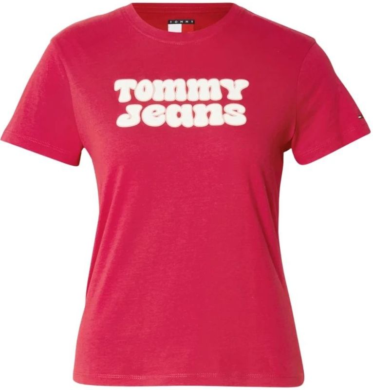 Tommy Jeans - TJW REG ESSENTIAL LOGO 2 - T-shirt - Rood