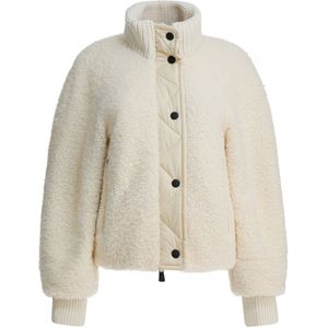 Moncler, Dames, Jassen, Beige, Maat: S Wol,