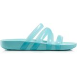 Crocs - Splash Glossy Strappy Sandal - Blauw - Sandaal