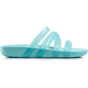 Crocs - Splash Glossy Strappy Sandal - Blauw - Sandaal