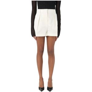 Sportmax, Dames, Korte broeken, Wit, Maat: M