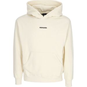 Propaganda, Heren, Sweatshirts & Hoodies, Beige, Maat: S Katoen,