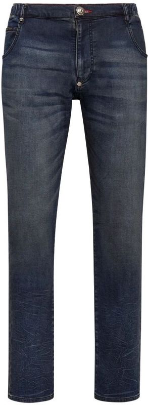 Philipp Plein, Heren, Jeans, Blauw, Maat: W27 Denim,