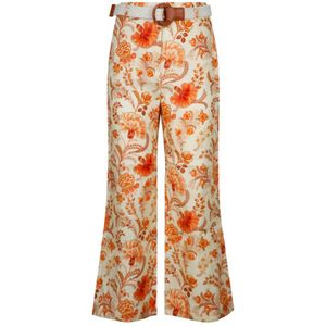 Zimmermann, Dames, Broeken, Veelkleurig, Maat: S Linnen,