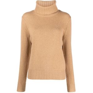 Polo Ralph Lauren, Dames, Truien, Bruin, Maat: L Wol,