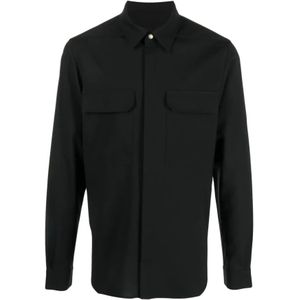 Rick Owens, Heren, Jassen, Zwart, Maat: 3XL Leer,