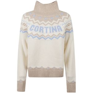 MC2 Saint Barth, Dames, Truien, Beige, Maat: M