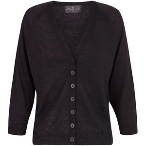 Cortana, Dames, Truien, Zwart, Maat: S Linnen,