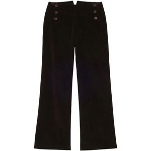 Ines de la Fressange Paris, Dames, Broeken, Bruin, Maat: M