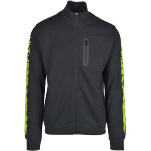 Bikkembergs, Heren, Sweatshirts & Hoodies, Zwart, Maat: M Katoen,