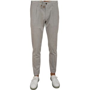Eleventy, Heren, Broeken, Grijs, Maat: W31 Wol,