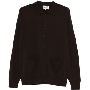 MC2 Saint Barth, Heren, Truien, Bruin, Maat: M Wol,