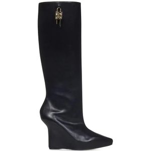 Givenchy - G-Lock - Enkellaarsjes - Zwart - Leer