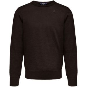 K-Way, Heren, Truien, Bruin, Maat: S