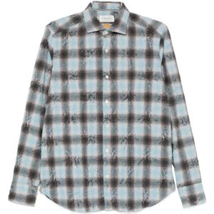 Tintoria Mattei 954, Heren, Overhemden, Veelkleurig, Maat: 3XL