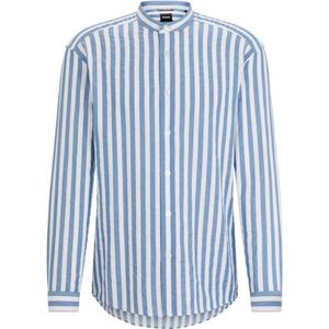 Boss, Heren, Overhemden, Blauw, Maat: M