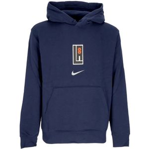 Nike, Heren, Sweatshirts & Hoodies, Blauw, Maat: S Fleece,