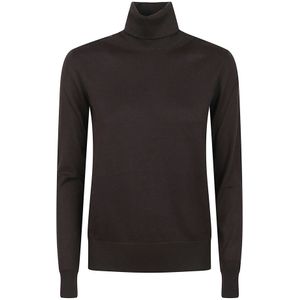 Ralph Lauren, Dames, Truien, Bruin, Maat: L Wol,