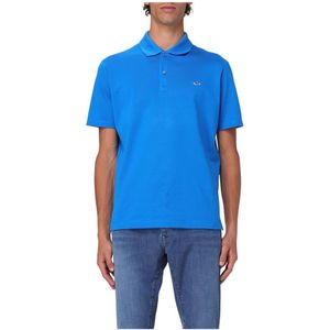 Paul & Shark, Heren, Tops, Blauw, Maat: M Katoen,