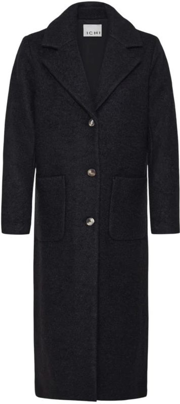 Ichi - Ihstipa JA6 - Teddy Coat - Zwart - Dames