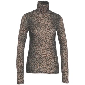 Majestic Filatures, Dames, Tops, Veelkleurig, Maat: M Leer,