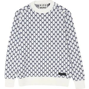 John Richmond, Heren, Truien, Wit, Maat: S Wol,