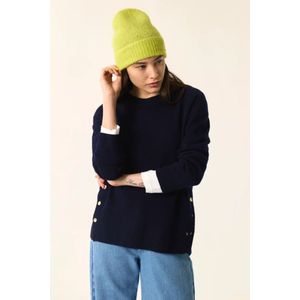 Des Petits Hauts, Dames, Truien, Blauw, Maat: M Wol,