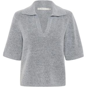 Gestuz, Dames, Tops, Grijs, Maat: XL Wol,