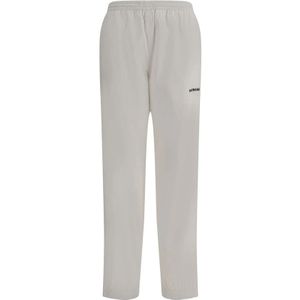 Balenciaga, Dames, Broeken, Grijs, Maat: S Poliester,